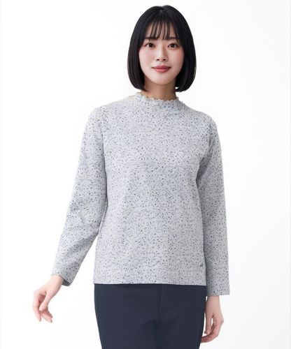 トスタルジック　花柄　上 レディース 花柄プリント ハイネック プルオーバー通販 [0102-55232