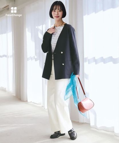 レディース セミワイド ホワイト デニムパンツ【EDWIN別注】通販 [0205