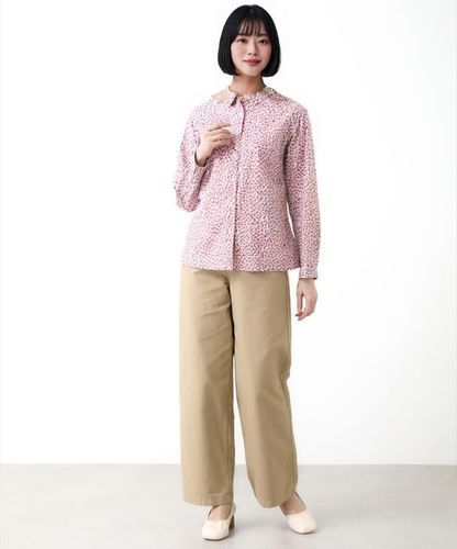 レディース 小花柄プリント ブラウス通販 [0301-55115] - クロコダイル