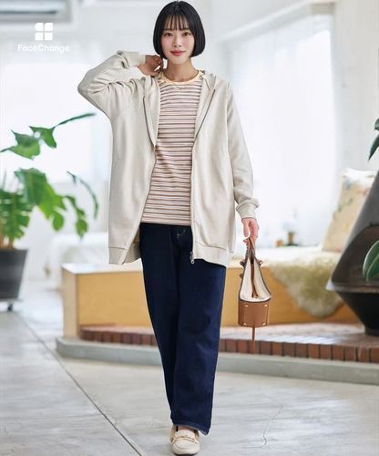 レディース 裏毛 チュニック パーカー【オンラインショップ限定】通販