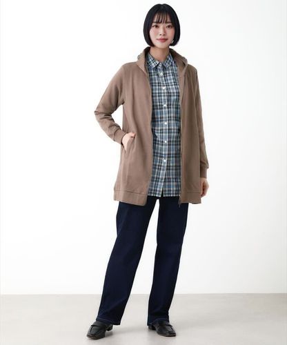 レディース 裏毛 チュニック パーカー【オンラインショップ限定】通販