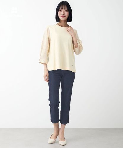 レディース スノーコットン ドッキング カットソー【接触冷感】通販