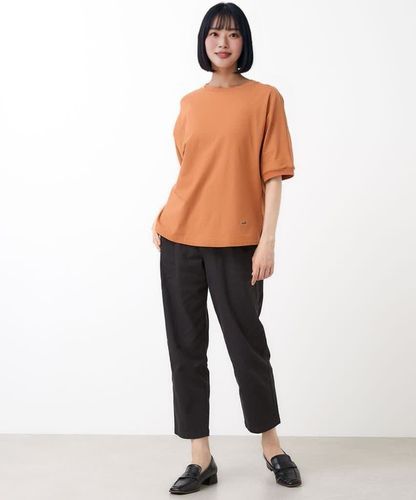 レディース ドルマンスリーブ 半袖 Tシャツ【接触冷感】【UVカット