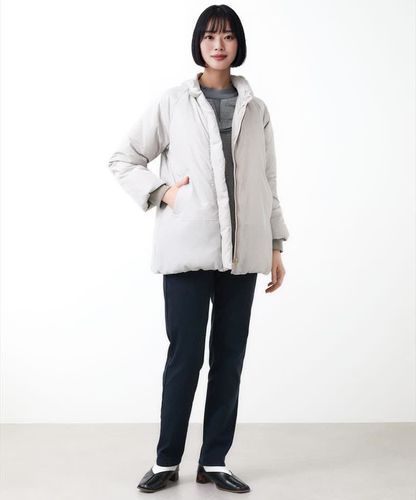 レディース 切り替え ソフトダウン ジャケット通販 [0304-57405