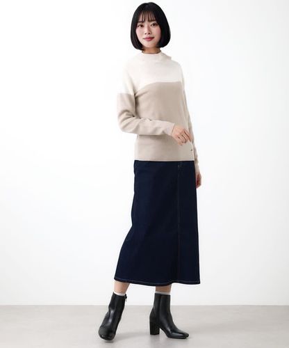 レディース ストレッチ デニム スカート通販 [0306-55600