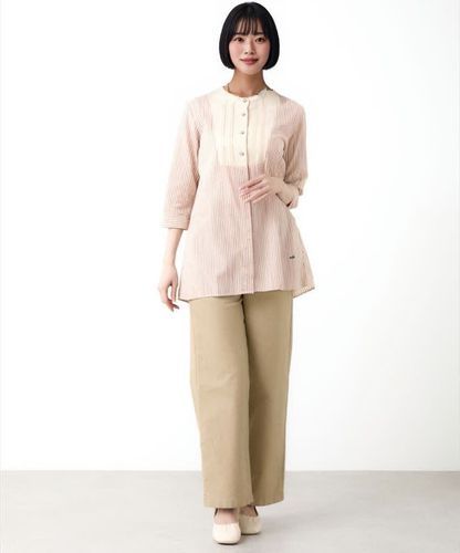 レディース 切り替え 七分袖 チュニック通販 [0321-55701