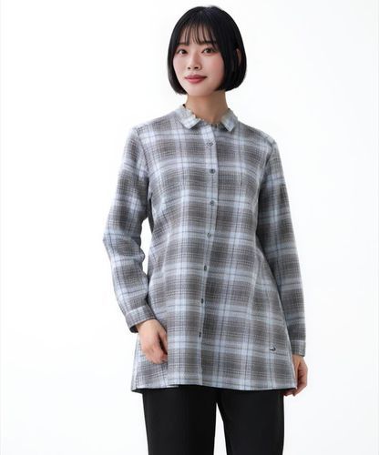 レディース ドビー チェック チュニック【一部店舗限定】通販 [0321