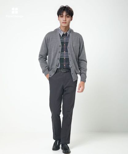 メンズ 10ゲージカーディガン【洗濯機洗いOK】通販 [1003-06580