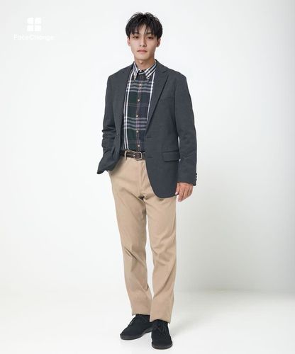 メンズ ジャージ素材 テーラード ジャケット通販 [1004-55406