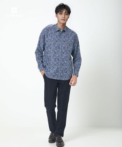 メンズ サーモ 花柄プリント シャツ通販 [1601-55116] - クロコダイル