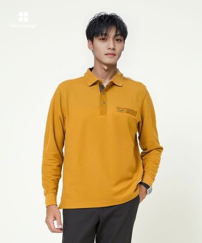 メンズ ハニカム襟 スナップボタン ポロシャツ通販 [1602-55216