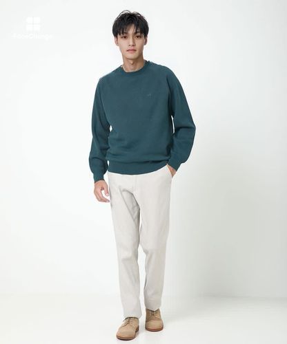 メンズ コットン クルーネック トレーナー【手洗いOK】通販 [1603