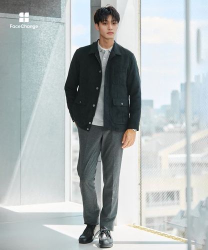 メンズ ステンカラー 微起毛 ブルゾン通販 [1604-55405