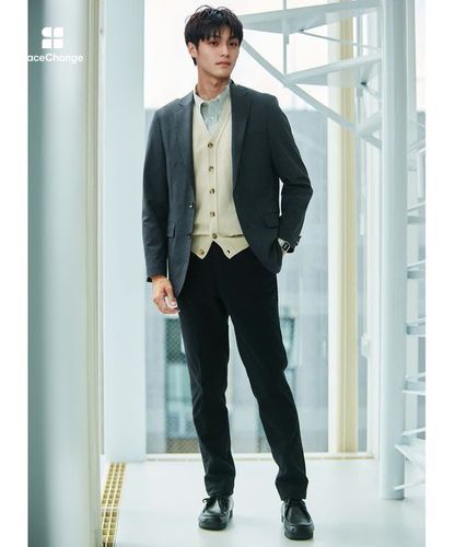 メンズ ジャージ素材 テーラード ジャケット通販 [1604-55406