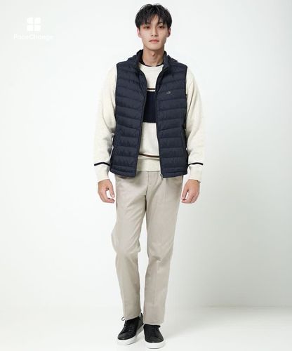 メンズ スタンドカラー ダウン ベスト通販 [1604-56401