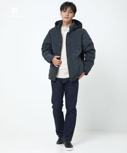 メンズ 内キルト スタンドカラー ダウン ジャケット通販 [1604-58402