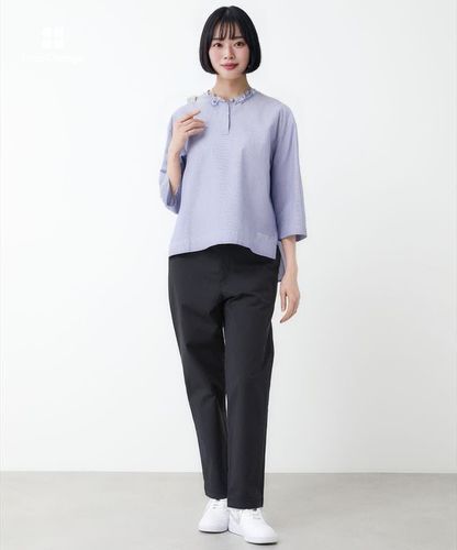 【新品未使用タグ付】teloplanブラウス/ブラック PRANK PROJECT(プランク プロジェクト)｜ショートレングストラック