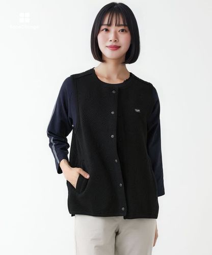 レディース バイヤス ジャカード ベスト通販 [2002-55214