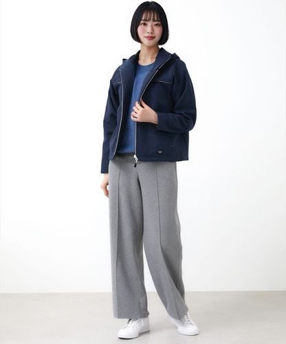 レディース ジャージ素材 フルジップ パーカー通販 [2002-55225