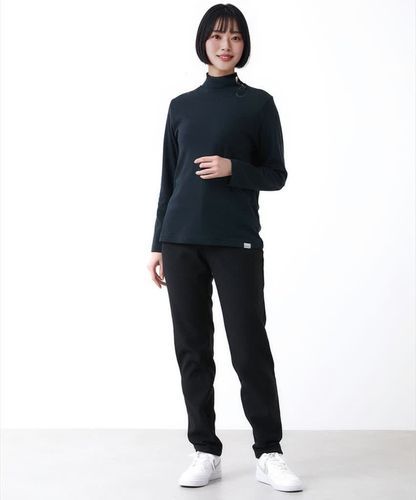 レディース ストレッチスムース ハイネックカットソー通販 [2002-58200