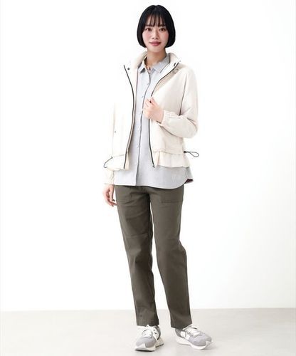 DRESS CAMP ブルゾン クロコ 切り替え 刺繍 スパンコール 金ボタン DRESS CAMP ブルゾン クロコ 切り替え 刺繍 スパンコール 金ボタン