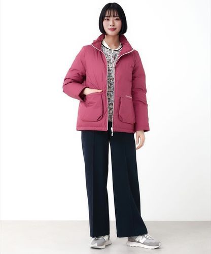 レディース ショートダウンブルゾン【撥水加工】通販 [2004-57403