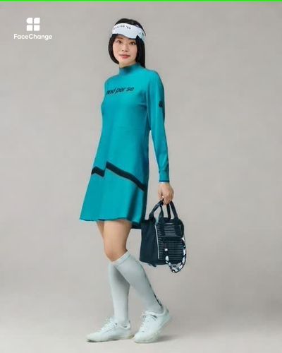 ワンピース レディース アンパスィ and per se 2025 秋冬 新作 ゴルフ