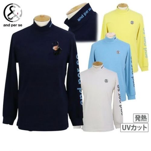 ハイネックシャツ メンズ アンパスィ and per se 2025 秋冬 新作