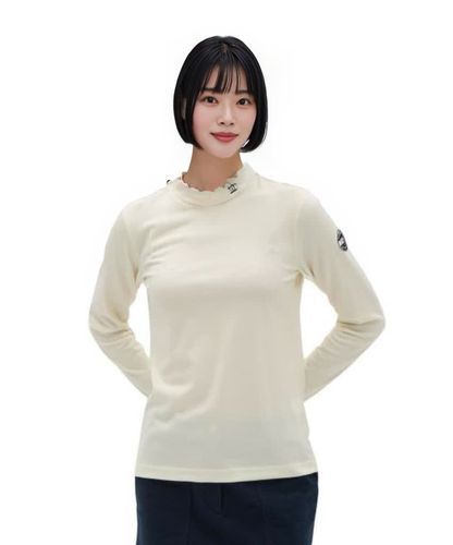 大感謝祭P10倍】ハイネックシャツ レディース マンシングウェア