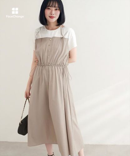 ナイロンドッキングワンピース | natural couture(ナチュラル