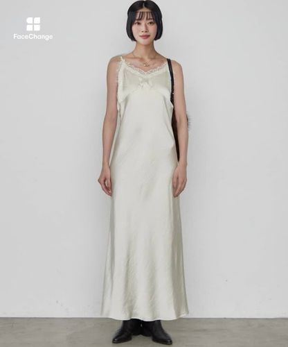 幅広いシーンで活躍》レースキャミワンピース | LOUNGEDRESS(ラウンジ