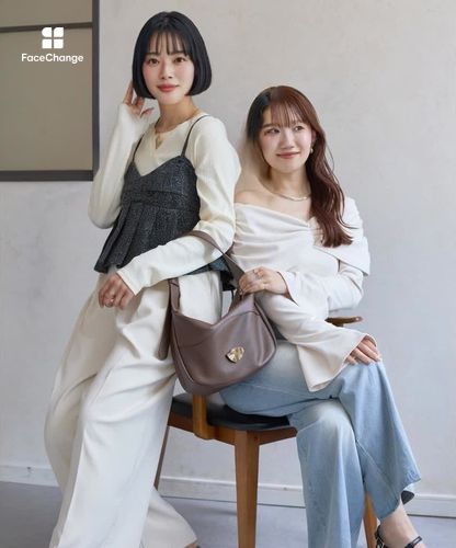 ゼヴォン＊ニュアンスワンハンドルバッグ　Yuna&Mayuコラボ　カードケース付 Yuna＆Mayuコラボ企画】ニュアンスワンハンドルバッグ | Thevon