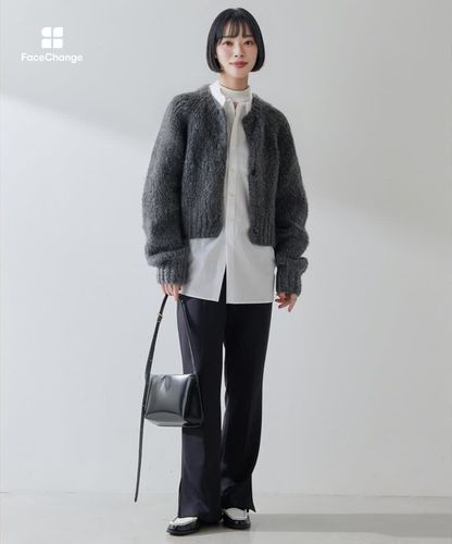 WEB限定カラー＞ハンドニットカーディガン | Whim Gazette(ウィム
