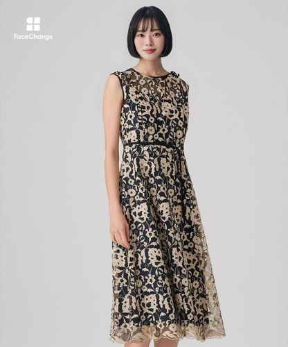 ホップフラワーレースフレア ワンピース|ANAYI OFFICIAL ONLINE STORE
