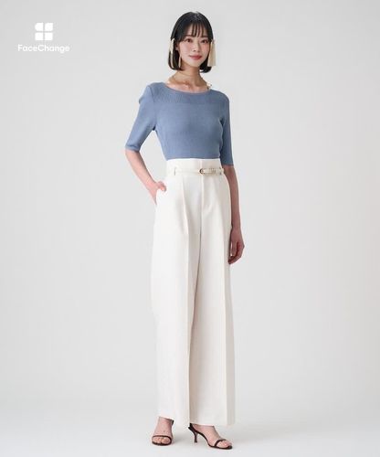 アセテートポリエステル半袖 プルオーバー|ANAYI OFFICIAL ONLINE