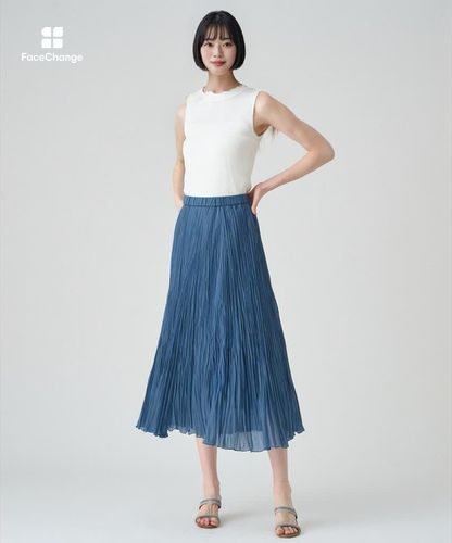 アセテートポリエステルノースリーブプルオーバー|ANAYI OFFICIAL