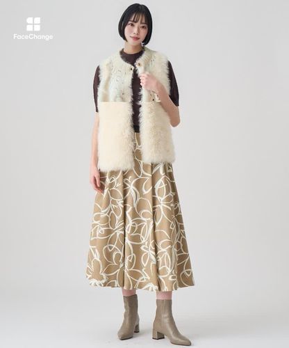 カシミヤファーニットコンビジレ|ANAYI OFFICIAL ONLINE STORE｜アナイ