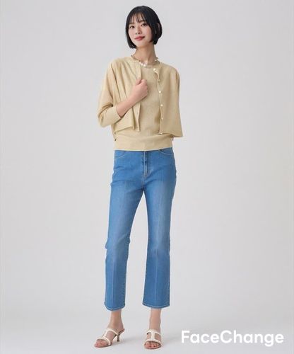 ストレッチデニムストレートパンツ|ANAYI OFFICIAL ONLINE STORE