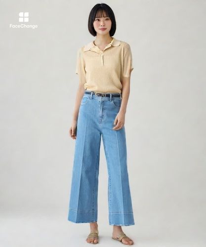 ストレッチデニムワイドパンツ|ANAYI OFFICIAL ONLINE STORE｜アナイ