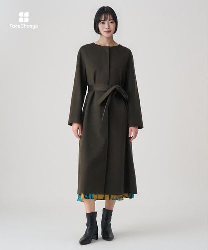 美品　ANAYI アナイ　ツイード　ベルト付き　コート　新タグ Model Styling vol.202407781｜STYLING|ANAYI OFFICIAL ONLINE STORE