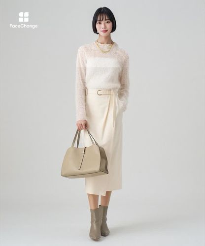 プレイドフェザーチュール プルオーバー|ANAYI OFFICIAL ONLINE STORE