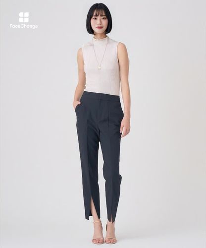 【新品タグ付き】アナイ　ANAYI 36サイズ　ノースリーブカットソー アセテートポリエステルノースリーブ|ANAYI OFFICIAL ONLINE STORE