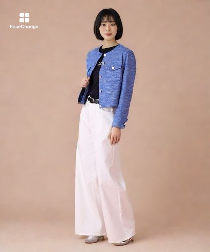 (美品) ANAYI アナイ25年　スラブツイードブルゾン　ジャケット ANAYI｜【セットアップ対応商品】スラブツイードブルゾン | Rakuten