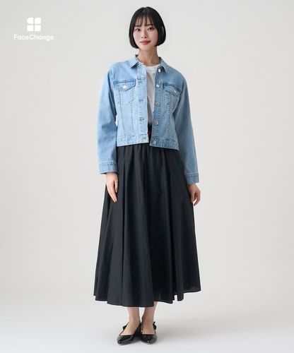 ストレッチデニムペプラムジャケット|ANAYI OFFICIAL ONLINE STORE