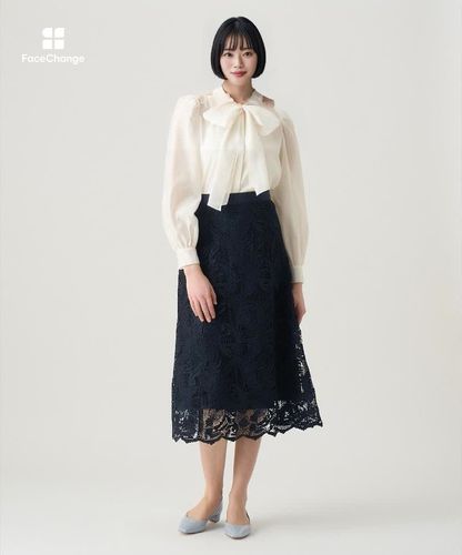 ケミカルレースフレア スカート|ANAYI OFFICIAL ONLINE STORE｜アナイ