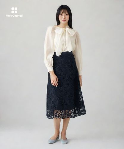 ケミカルレースフレア スカート|ANAYI OFFICIAL ONLINE STORE｜アナイ