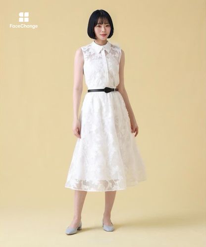 メッシュフラワーフレア スカート〈セットアップ対応商品〉|ANAYI