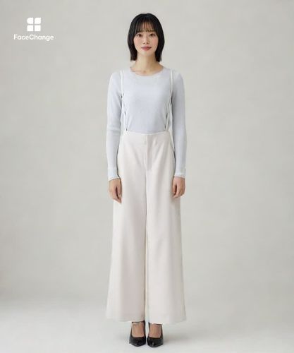 アナイ 2025AW 新作♡ダブルクロスサスペンダーパンツ ダブルクロス