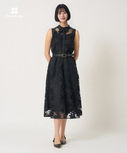 セットアップ対応商品】メッシュフラワーシャツ ブラウス|ANAYI