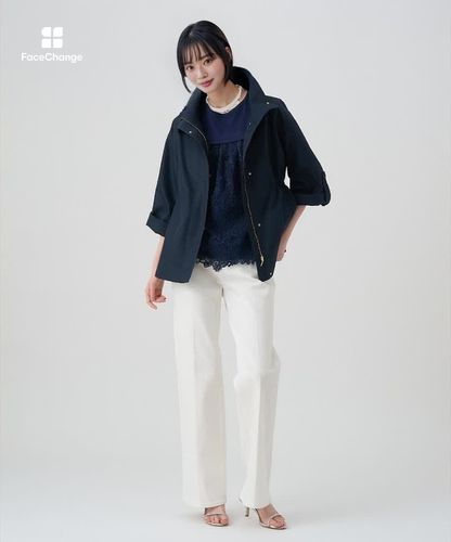 撥水ツイルミドルスタンドコート|ANAYI OFFICIAL ONLINE STORE｜アナイ